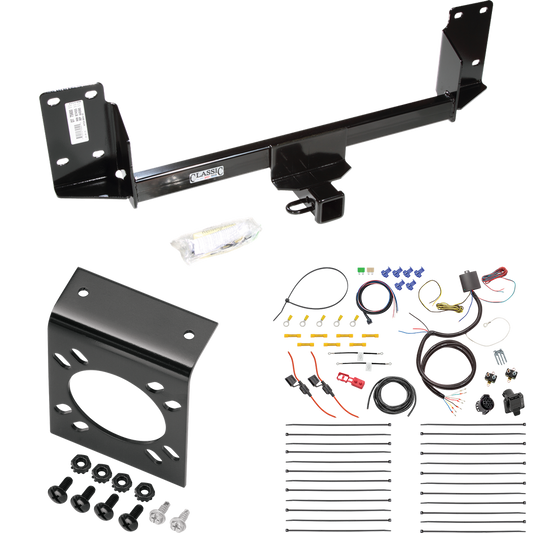 Fits 2007-2014 BMW X5 Trailer Hitch Tow PKG w/ 7-Way RV Wiring (Excludes: M Sport Package Models) By Draw-Tite