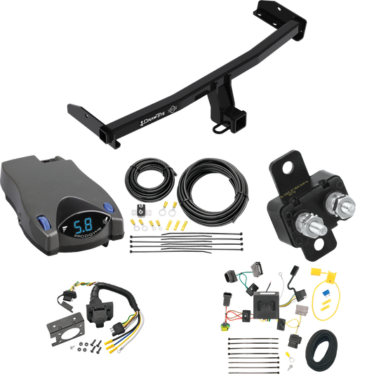 Se adapta al paquete de enganche de remolque Dodge Journey 2011-2020 con control de freno Tekonsha Prodigy P2 + cableado RV de 7 vías (para modelos con luces traseras LED) de Draw-Tite