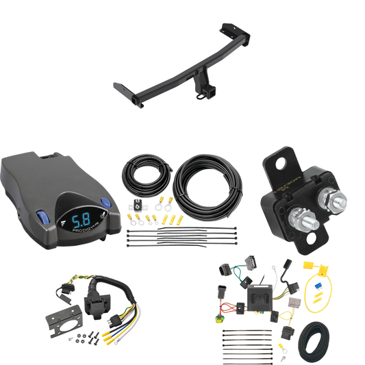 Se adapta al paquete de enganche de remolque Dodge Journey 2011-2020 con control de freno Tekonsha Prodigy P2 + cableado RV de 7 vías (para modelos con luces traseras LED) de Reese Towpower