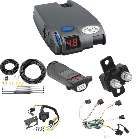 Fits 2010-2010 Dodge Journey 7-Way RV Wiring + Tekonsha Primus IQ Brake Control + 7-Way Tester and Trailer Emulator By Tekonsha