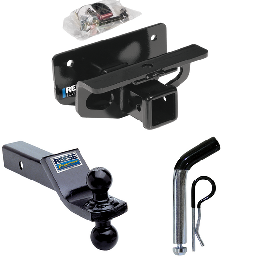 Fits 2006-2010 Dodge Ram 1500 Trailer Hitch Tow PKG w/ Dual Ball Ball Mount 1-7/8" & 2" Trailer Balls + Pin/Clip By Reese Towpower