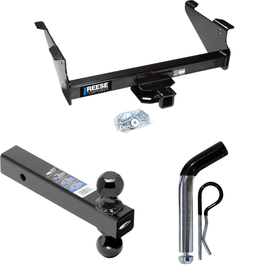 Fits 2003-2003 Dodge Ram 1500 Trailer Hitch Tow PKG w/ Dual Ball Ball Mount 2" & 2-5/16" Trailer Balls + Pin/Clip (For (Built After 11/2002) Models) By Reese Towpower