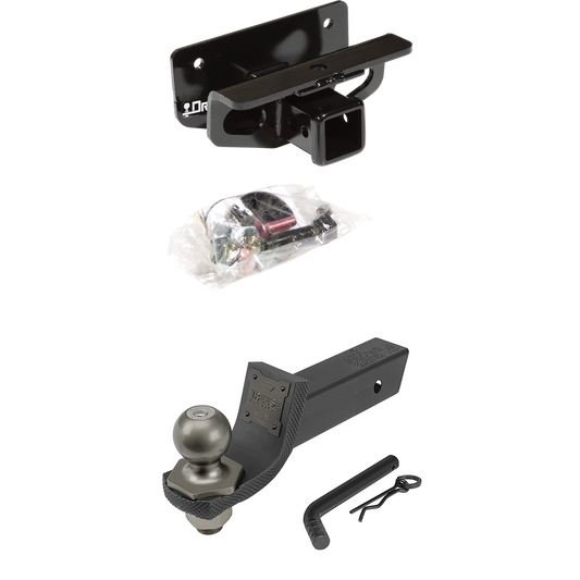 Fits 2006-2010 Dodge Ram 1500 Trailer Hitch Tow PKG + Interlock Tactical Starter Kit w/ 2" Drop & 2" Ball By Draw-Tite