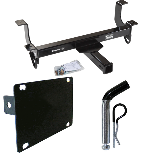 Fits 2019-2023 RAM 1500 Classic Front Mount Trailer Hitch Tow PKG w/ License Plate Holder + Pin/Clip By Draw-Tite