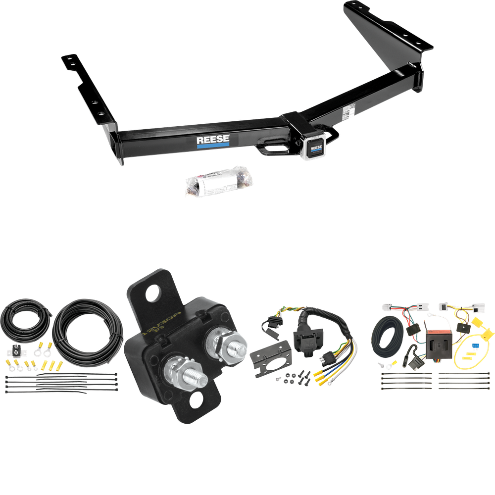 Fits 2012-2021 Nissan NV3500 Trailer Hitch Tow PKG w/ 7-Way RV Wiring By Reese Towpower