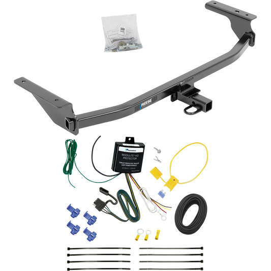 Fits 2017-2020 Hyundai Elantra Trailer Hitch Tow PKG w/ 4-Flat Wiring Harness (For Limited Models) By Reese Towpower