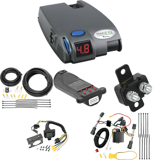 Fits 2014-2014 KIA Sedona 7-Way RV Wiring + Tekonsha Primus IQ Brake Control + 7-Way Tester and Trailer Emulator By Tekonsha