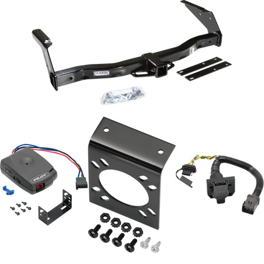 Fits 2001-2003 Dodge Ram 2500 Van Trailer Hitch Tow PKG w/ Pro Series Pilot Brake Control + 7-Way RV Wiring By Draw-Tite