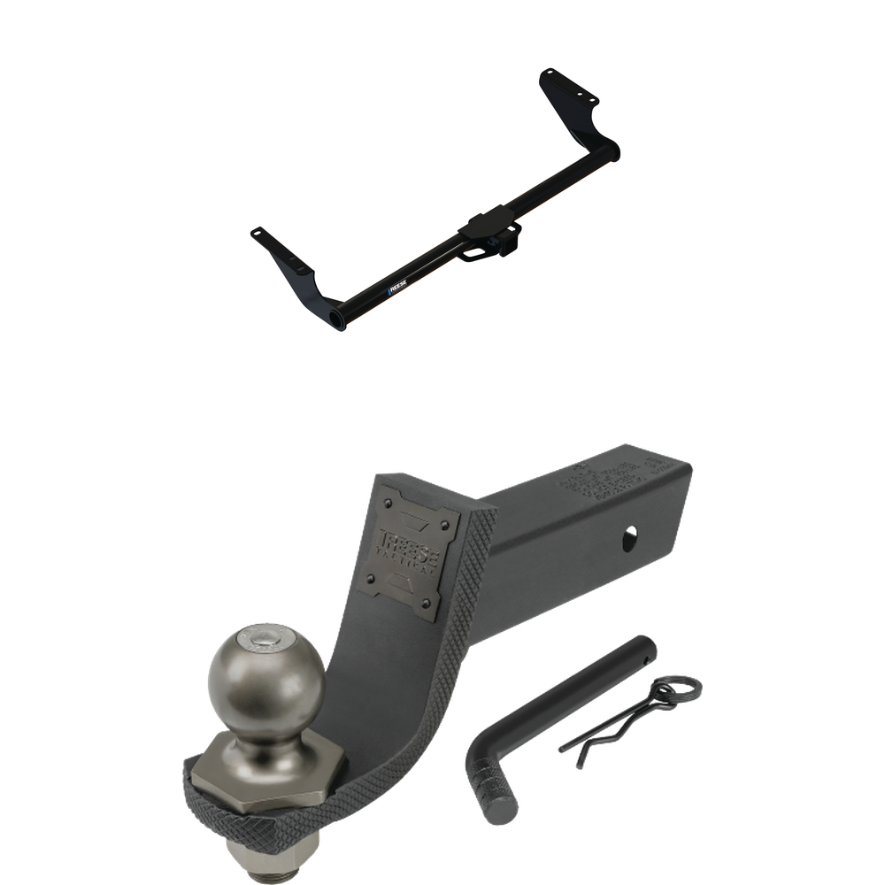 Fits 2021-2023 Toyota Sienna Trailer Hitch Tow PKG + Interlock Tactical Starter Kit w/ 3-1/4" Drop & 2" Ball By Reese Towpower