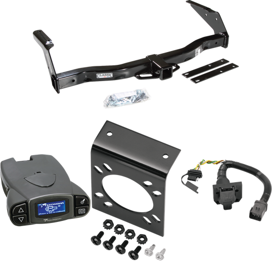 Fits 2001-2003 Dodge Ram 2500 Van Trailer Hitch Tow PKG w/ Tekonsha Prodigy P3 Brake Control + 7-Way RV Wiring By Draw-Tite