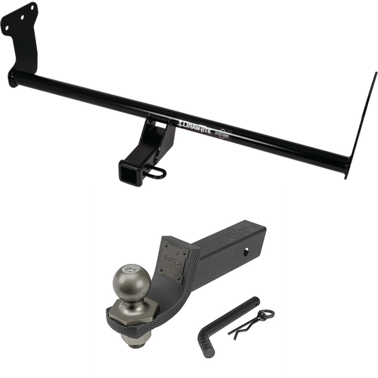 Fits 2022-2023 Hyundai Ioniq 5 Trailer Hitch Tow PKG + Interlock Tactical Starter Kit w/ 2" Drop & 2" Ball By Draw-Tite