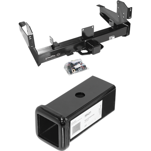 Fits 2003-2010 Dodge Ram 2500 Trailer Hitch Tow PKG w/ 2-1/2" to 2" Adapter 7" Length By Draw-Tite