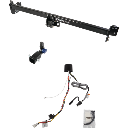 Fits 2021-2023 Toyota Sienna Trailer Hitch Tow PKG w/ 4-Flat Wiring Harness By Draw-Tite