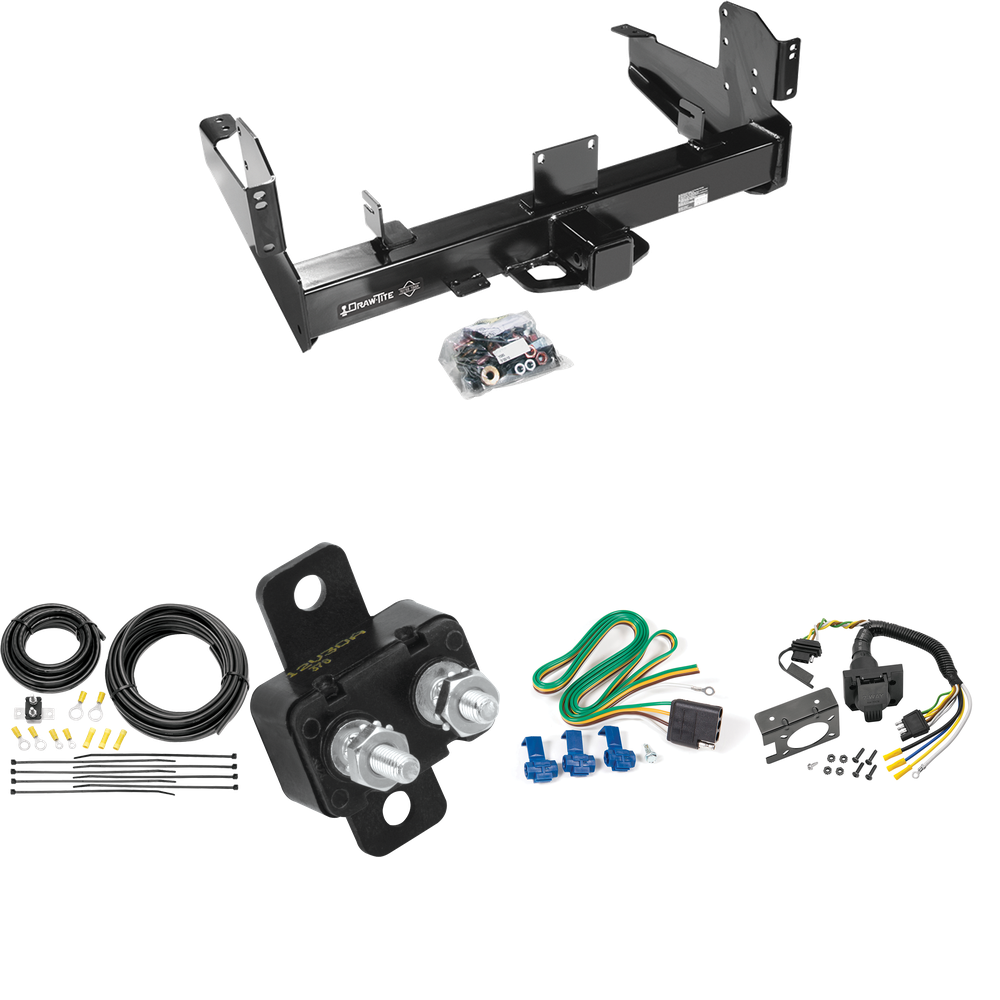 Fits 2011-2023 RAM 2500 Trailer Hitch Tow PKG w/ 7-Way RV Wiring By Draw-Tite