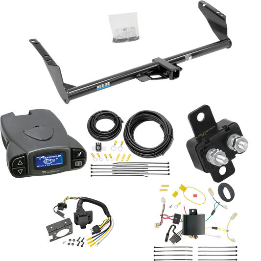 Fits 2015-2020 Toyota Sienna Trailer Hitch Tow PKG w/ Tekonsha Prodigy P3 Brake Control + 7-Way RV Wiring (For SE Models) By Reese Towpower