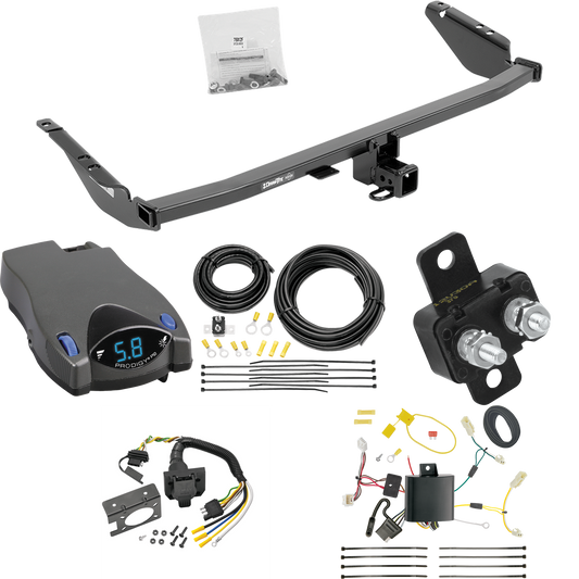 Fits 2011-2014 Toyota Sienna Trailer Hitch Tow PKG w/ Tekonsha Prodigy P2 Brake Control + 7-Way RV Wiring By Draw-Tite