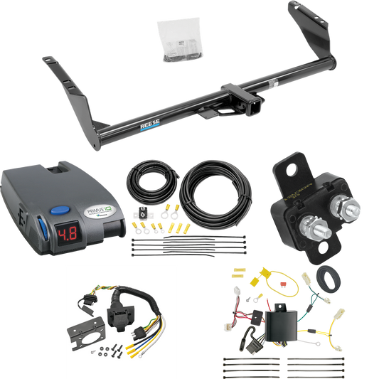 Fits 2011-2014 Toyota Sienna Trailer Hitch Tow PKG w/ Tekonsha Primus IQ Brake Control + 7-Way RV Wiring By Reese Towpower