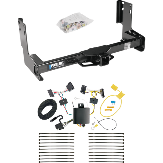 Fits 2007-2013 Freightliner Sprinter 2500 Trailer Hitch Tow PKG w/ 4-Flat Wiring Harness (Excludes: w/Factory Step Bumper Models) By Reese Towpower