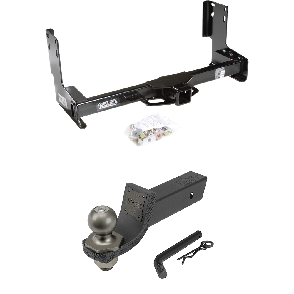 Se adapta al paquete de enganche de remolque Freightliner Sprinter 3500 2007-2013 + kit de inicio táctico Interlock con caída de 2" y bola de 2" (excluye: con modelos de parachoques escalonado de fábrica) de Draw-Tite