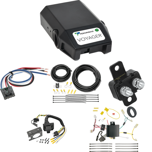 Compatible con cableado de 7 vías Toyota Sienna RV 2011-2014 + control de freno Tekonsha Voyager + adaptador de cableado BC genérico de Tekonsha.