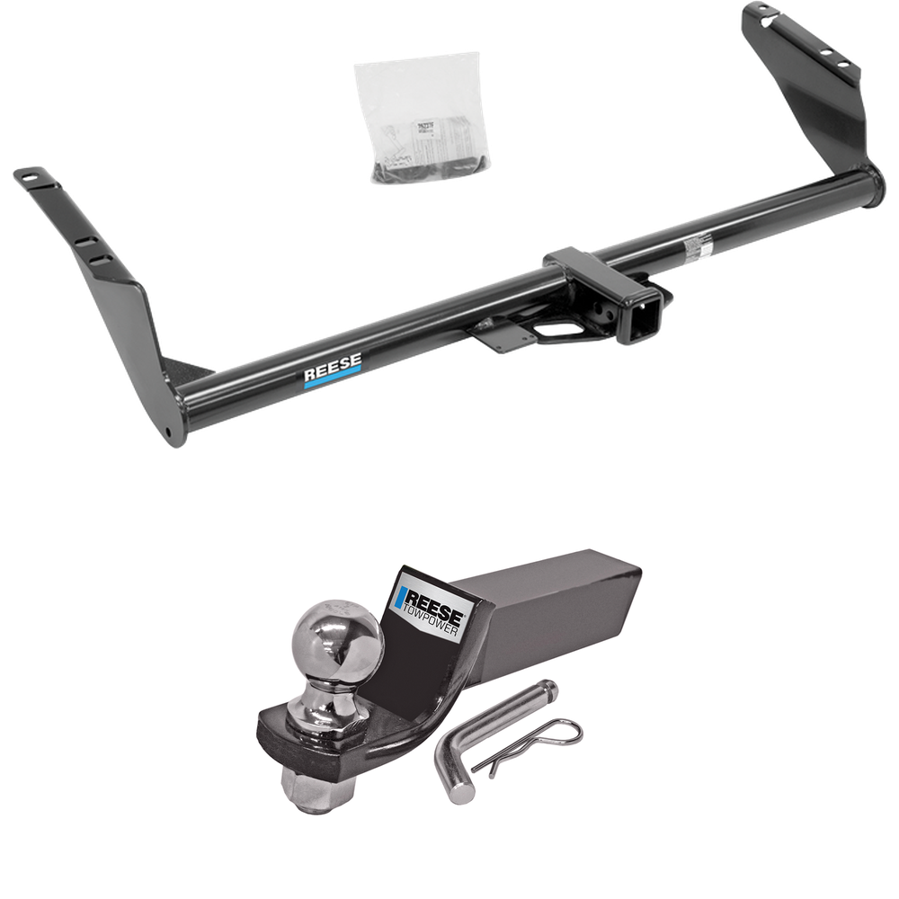 Fits 2015-2020 Toyota Sienna Trailer Hitch Tow PKG w/ Starter Kit Ball Mount w/ 2" Drop & 2" Ball (For SE Models) By Reese Towpower