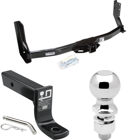 Fits 2003-2006 Freightliner Sprinter 2500 Trailer Hitch Tow PKG w/ Ball Mount w/ 4" Drop + 2-5/16" Ball (For w/41" Wide Frames, Except 118" Wheelbase & Factory Metal Step Platform Models) By Draw-Tite