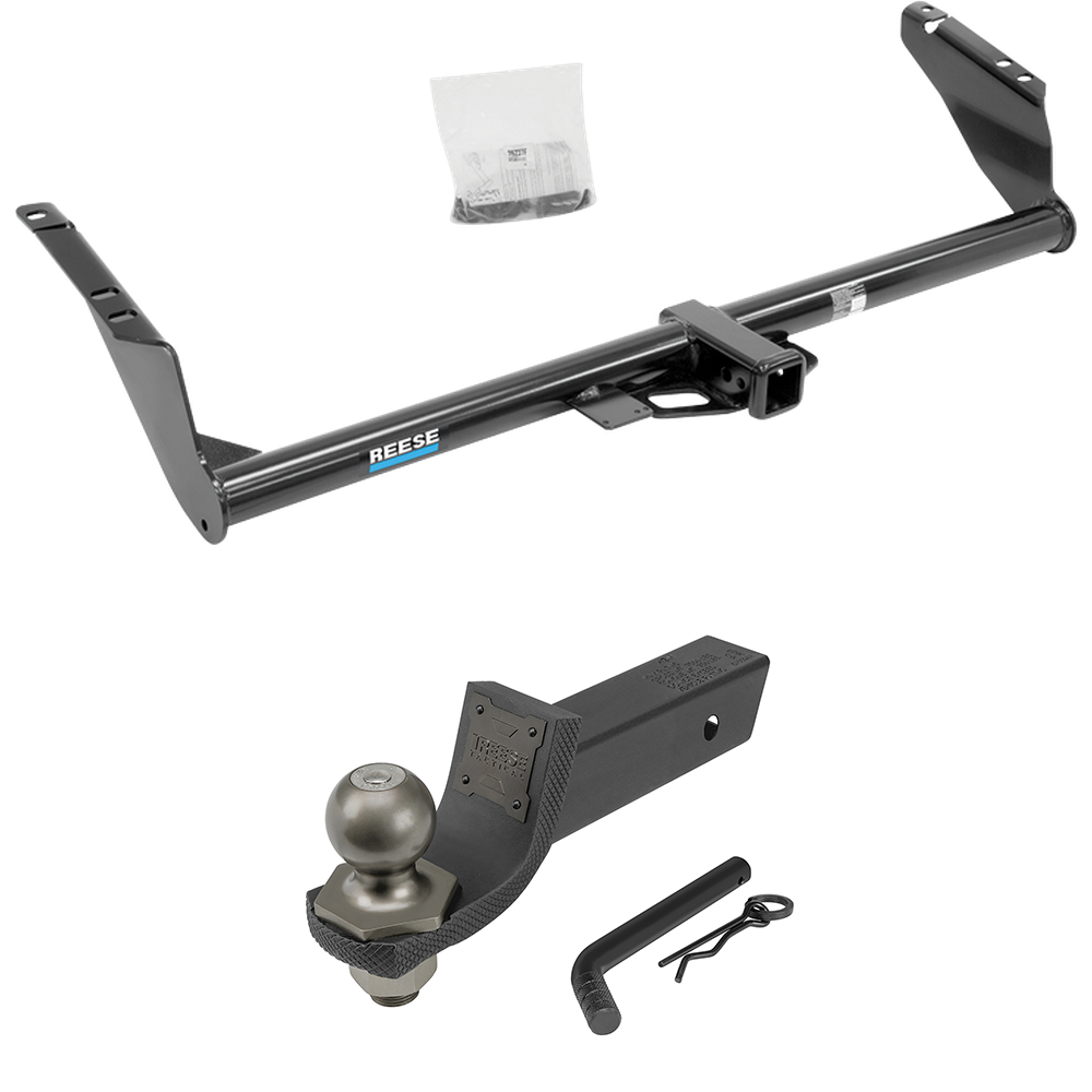 Fits 2004-2010 Toyota Sienna Trailer Hitch Tow PKG + Interlock Tactical Starter Kit w/ 2" Drop & 2" Ball By Reese Towpower