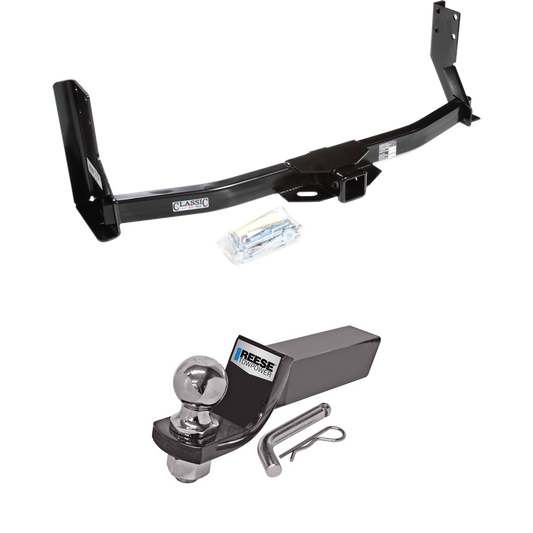 Fits 2003-2006 Dodge Sprinter 2500 Trailer Hitch Tow PKG w/ Starter Kit Ball Mount w/ 2" Drop & 2" Ball (For w/41" Wide Frames, Except 118" Wheelbase & Factory Metal Step Platform Models) By Draw-Tite