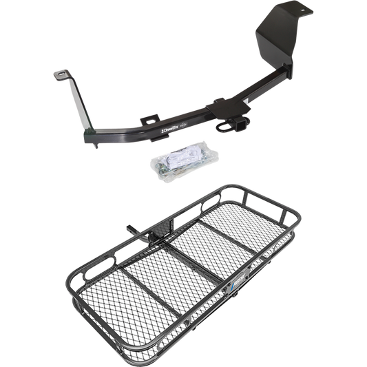 Se adapta al paquete de remolque con enganche de remolque Nissan Versa 2012-2021 con estante portacargas de 48" x 20" (para modelos sedán) de Draw-Tite