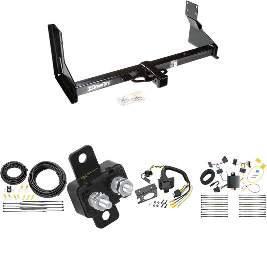 Fits 2007-2009 Dodge Sprinter 2500 Trailer Hitch Tow PKG w/ 7-Way RV Wiring (For w/Factory Step Bumper Excluding Models w/30-3/8” Frame Width Models) By Draw-Tite