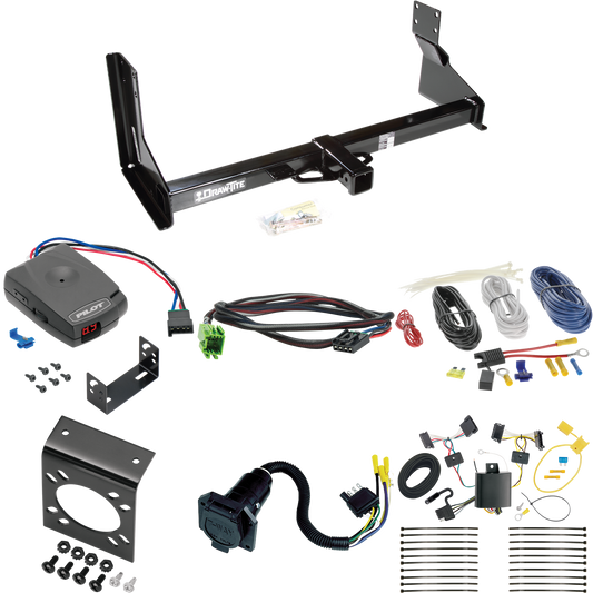 Fits 2007-2013 Freightliner Sprinter 2500 Trailer Hitch Tow PKG w/ Pro Series Pilot Brake Control + Plug & Play BC Adapter + 7-Way RV Wiring (For w/Factory Step Bumper Excluding Models w/30-3/8” Frame Width Models) By Draw-Tite