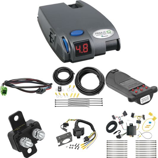 Fits 2010-2013 Mercedes-Benz Sprinter 3500 7-Way RV Wiring + Tekonsha Primus IQ Brake Control + Plug & Play BC Adapter + 7-Way Tester and Trailer Emulator By Tekonsha