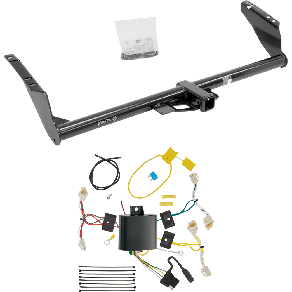 Fits 2015-2020 Toyota Sienna Trailer Hitch Tow PKG w/ 4-Flat Wiring Harness (Excludes: SE Models) By Draw-Tite