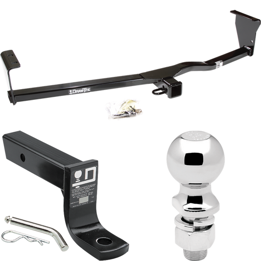 Fits 2011-2013 KIA Sorento Trailer Hitch Tow PKG w/ Ball Mount w/ 4" Drop + 2-5/16" Ball (For SX, w/V6 Engine Models) By Draw-Tite