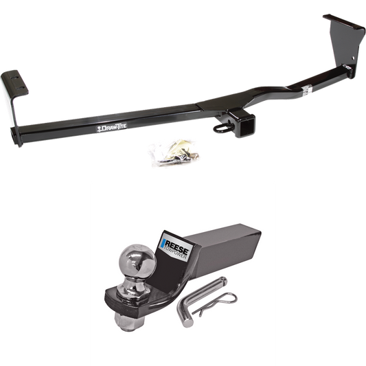 Fits 2011-2013 KIA Sorento Trailer Hitch Tow PKG w/ Starter Kit Ball Mount w/ 2" Drop & 2" Ball (For EX, w/I4 Engine Models) By Draw-Tite