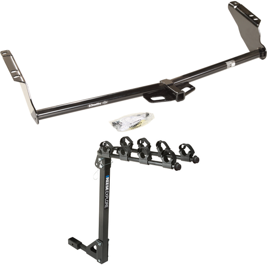 Fits 2015-2020 Toyota Sienna Trailer Hitch Tow PKG w/ 4 Bike Carrier Rack (For SE Models) By Draw-Tite