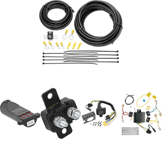 Fits 2015-2020 Toyota Sienna 7-Way RV Wiring + 7-Way Tester and Trailer Emulator (Excludes: SE Models) By Tekonsha