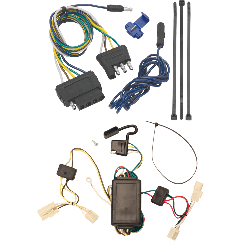 Fits 2001-2005 Toyota RAV4 Vehicle End Wiring Harness 5-Way Flat By Tekonsha