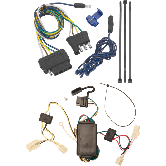 Fits 2001-2005 Toyota RAV4 Vehicle End Wiring Harness 5-Way Flat By Tekonsha