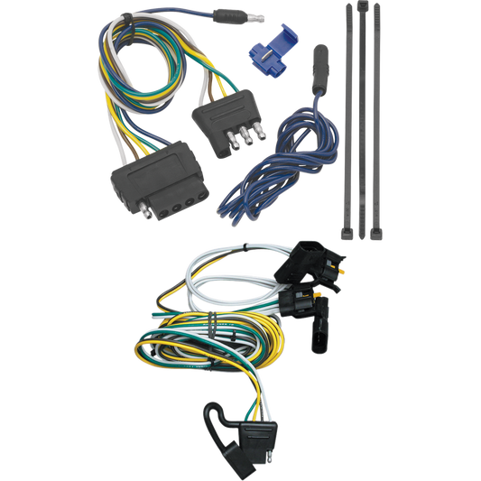 Fits 1997-1997 Ford Aerostar Vehicle End Wiring Harness 5-Way Flat (For Extended Body Models) By Tekonsha