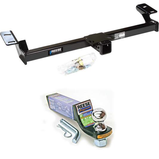 Fits 1996-2005 Toyota RAV4 Trailer Hitch Tow PKG w/ Starter Kit Ball Mount w/ 2" Drop & 1-7/8" Ball By Reese Towpower