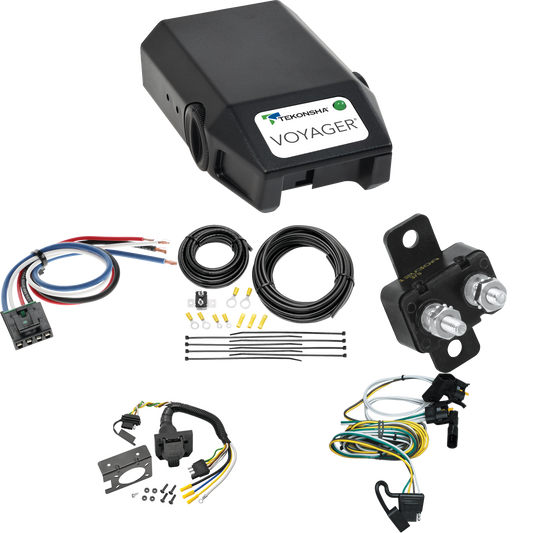 Compatible con cableado de 7 vías Ford Aerostar 1997-1997 + control de freno Tekonsha Voyager + adaptador de cableado BC genérico de Tekonsha.