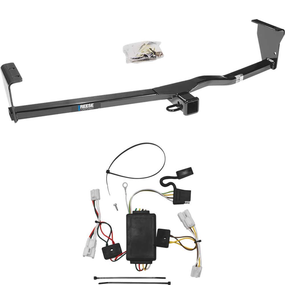 Fits 2010-2012 Hyundai Santa Fe Trailer Hitch Tow PKG w/ 4-Flat Wiring Harness By Reese Towpower