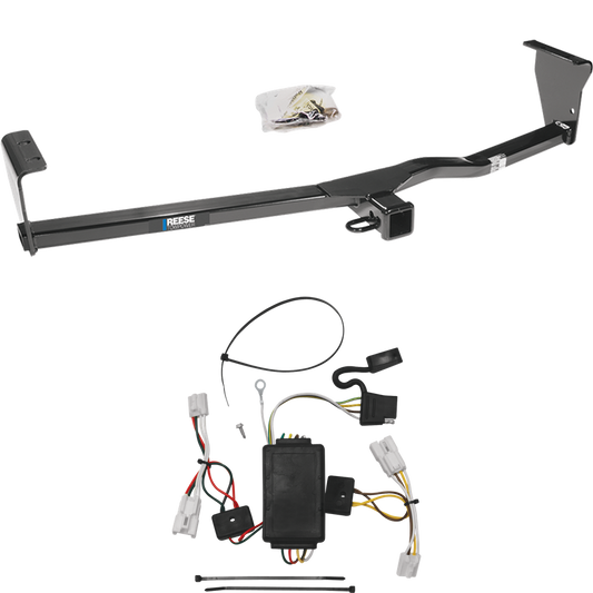 Fits 2010-2012 Hyundai Santa Fe Trailer Hitch Tow PKG w/ 4-Flat Wiring Harness By Reese Towpower