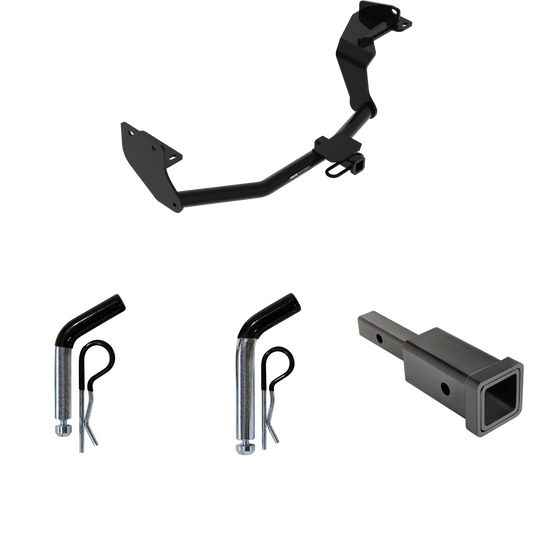 Fits 2019-2020 Hyundai Santa Fe Trailer Hitch Tow PKG w/ Hitch Adapter 1-1/4" to 2" Receiver + 1/2" Pin & Clip + 5/8" Pin & Clip By Reese Towpower
