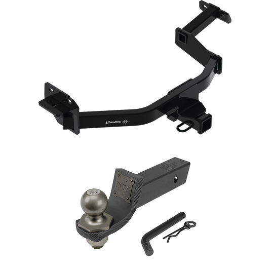 Fits 2021-2022 KIA Sorento Trailer Hitch Tow PKG + Interlock Tactical Starter Kit w/ 2" Drop & 2" Ball By Draw-Tite