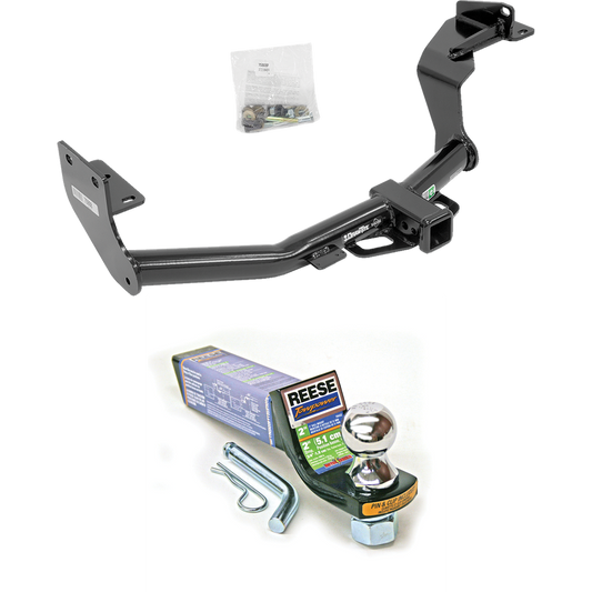 Fits 2016-2020 KIA Sorento Trailer Hitch Tow PKG w/ Starter Kit Ball Mount w/ 2" Drop & 1-7/8" Ball (For w/I4 Engine Models) By Draw-Tite