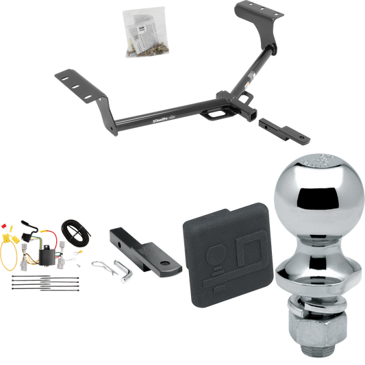 Se adapta al paquete de enganche de remolque Toyota RAV4 2006-2012 con arnés de cableado de 4 planos + barra de tracción + bola de 1-7/8" + cubierta de enganche de Draw-Tite