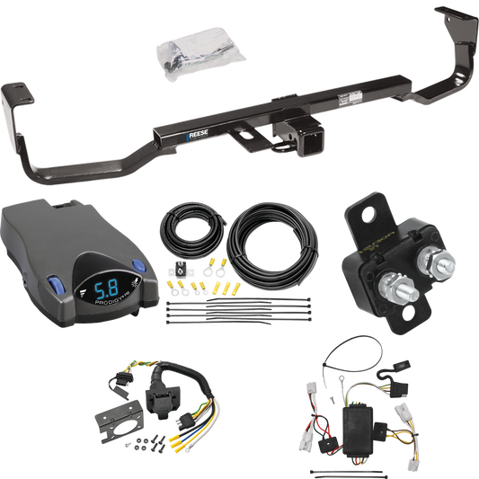 Fits 2007-2009 Hyundai Santa Fe Trailer Hitch Tow PKG w/ Tekonsha Prodigy P2 Brake Control + 7-Way RV Wiring By Reese Towpower