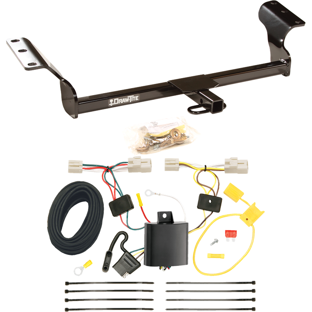 Se adapta al paquete de enganche de remolque Pontiac Vibe 2009-2010 con arnés de cableado plano de 4 (excluye: modelos GT) de Draw-Tite